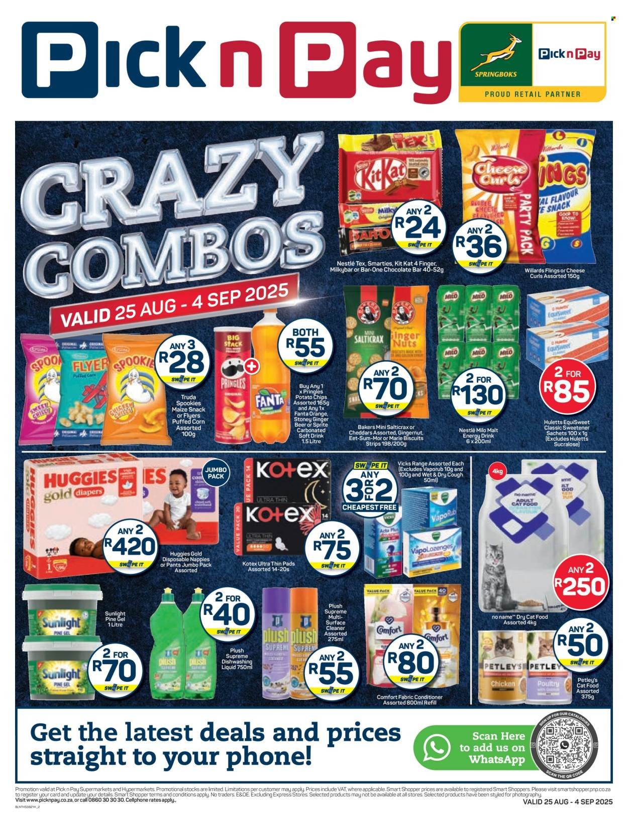 PICK N PAY specials - Crazy Combo Specials (2025-08-25 - 2025-09-04) | 2