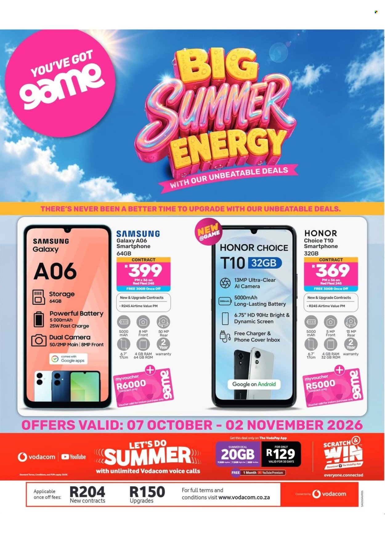 GAME specials - Big Summer Energy