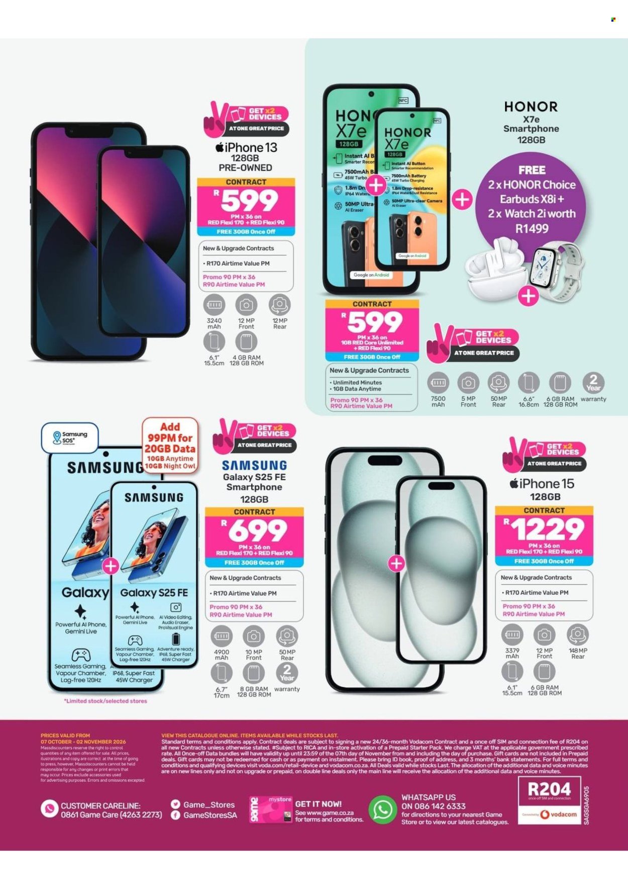 GAME specials - Big Summer Energy