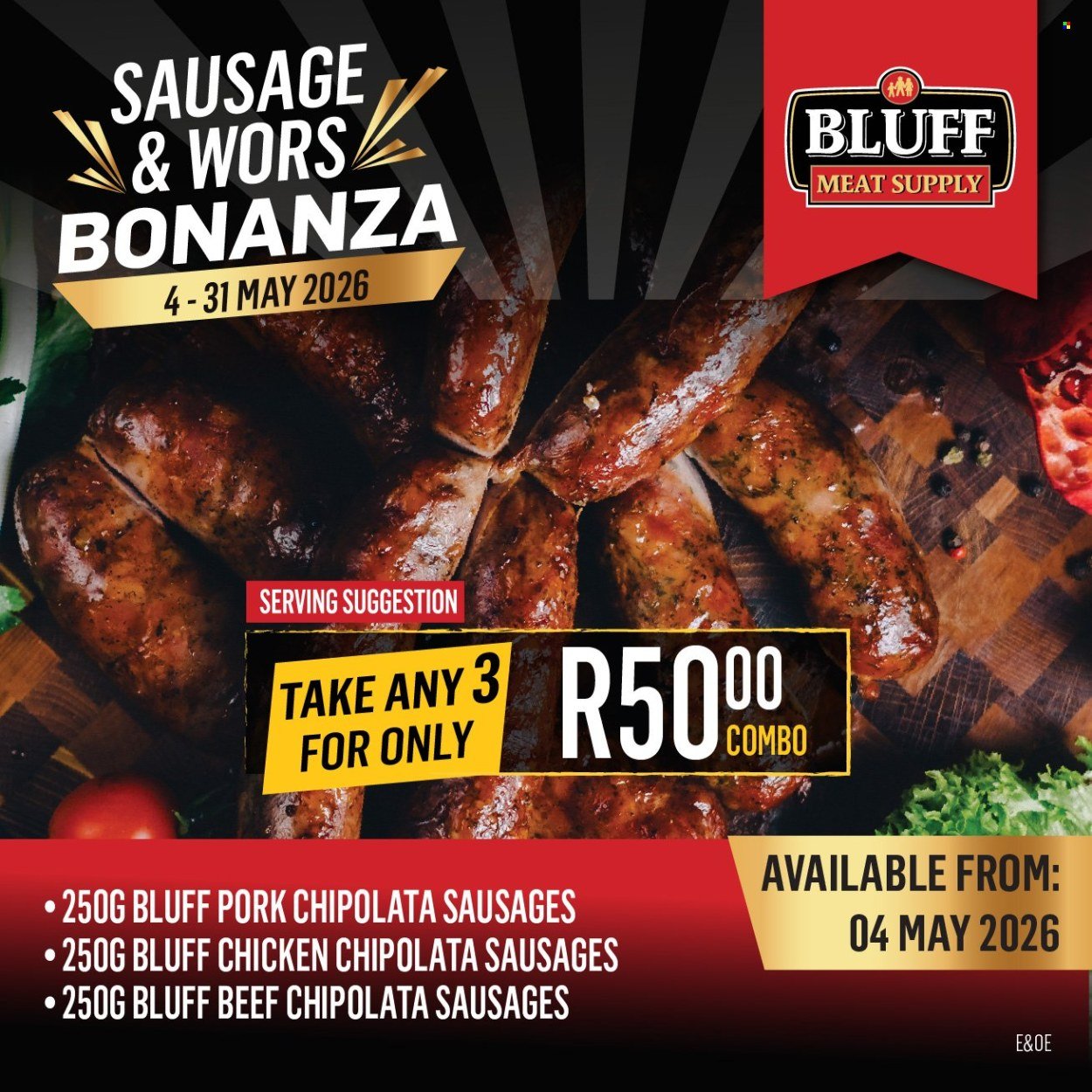 BLUFF MEAT SUPPLY specials - From Monday 4 May 2026 (2026-05-04 - 2026-05-31) | 1