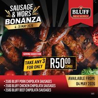 BLUFF MEAT SUPPLY specials - From Monday 4 May 2026 (2026-05-04 - 2026-05-31)