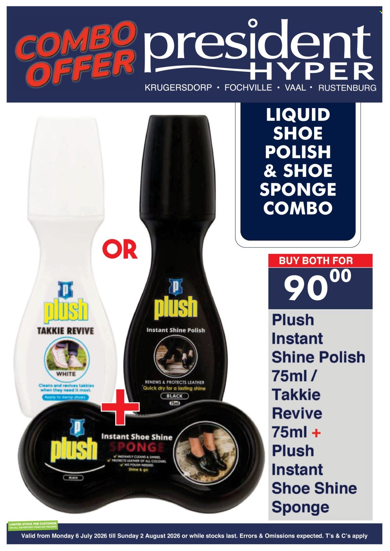 PRESIDENT HYPER specials - Combo deals
