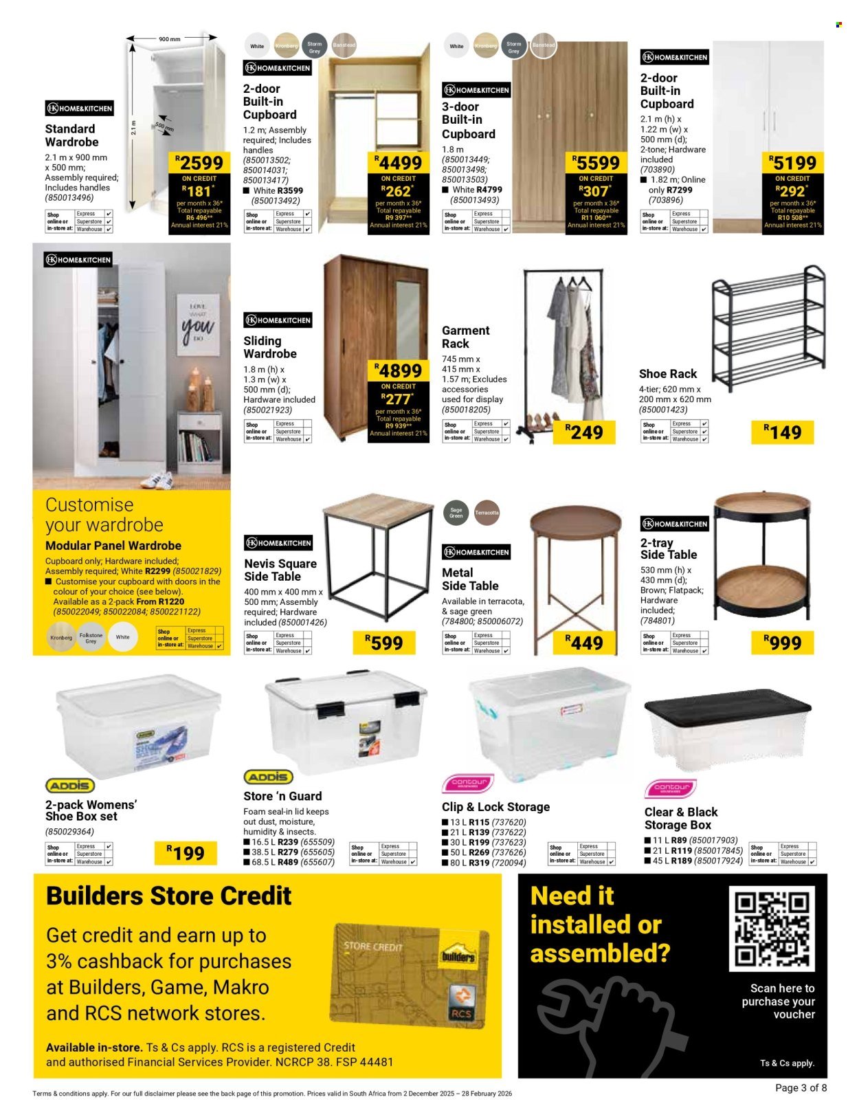 BUILDERS specials - Flatpack Catalogue (2025-12-02 - 2026-02-28) | 3