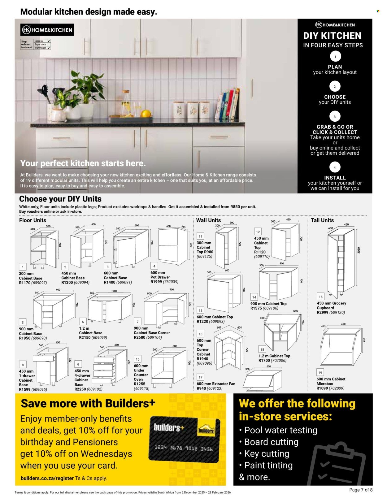 BUILDERS specials - Flatpack Catalogue (2025-12-02 - 2026-02-28) | 7