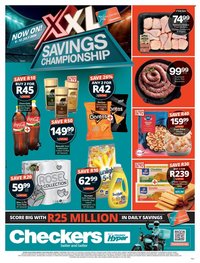 CHECKERS specials - XXL Savings Promotion Week