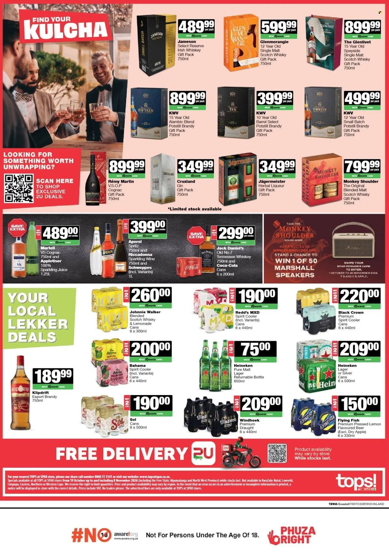 TOPS AT SPAR specials - Specials