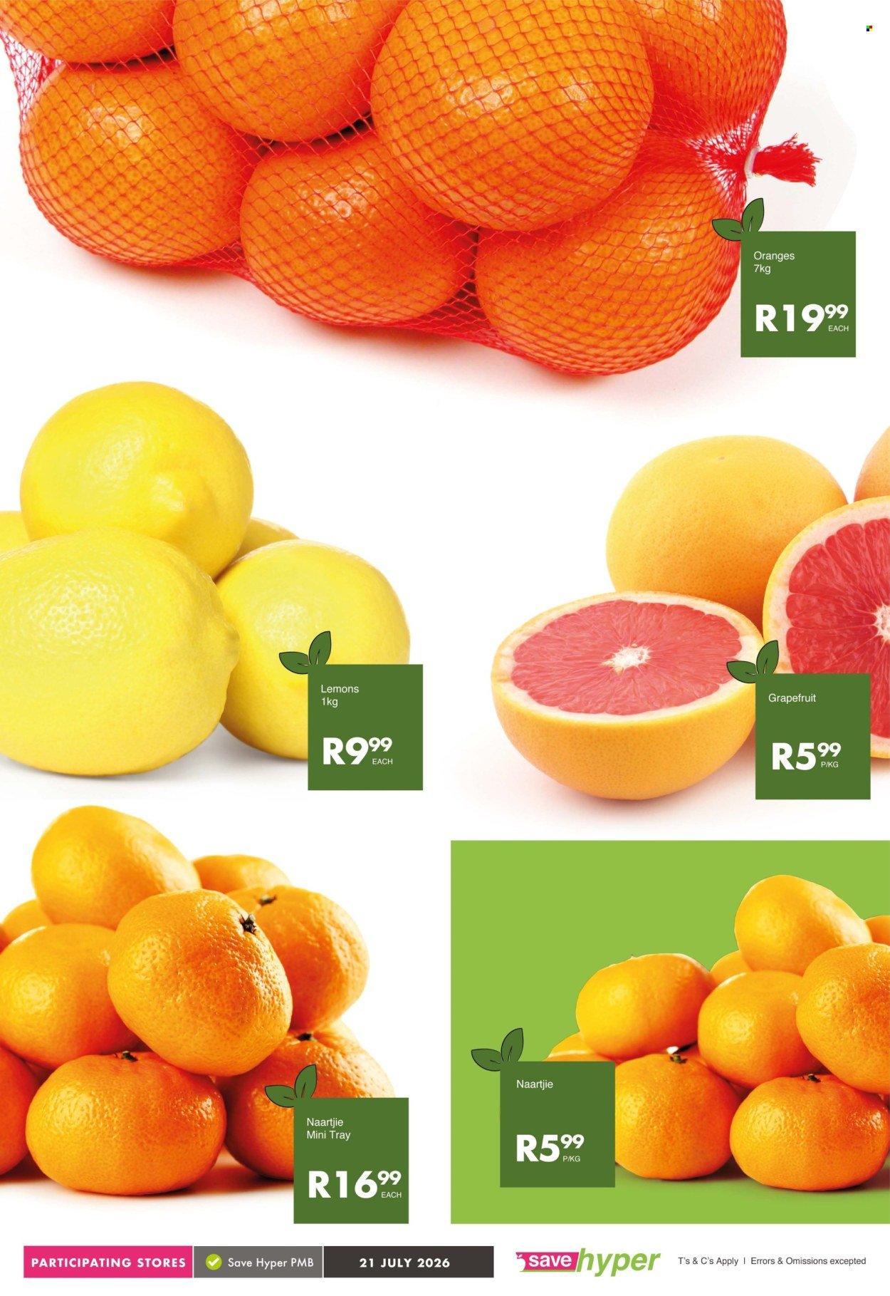 SAVE specials - From Tuesday 21 Jul 2026