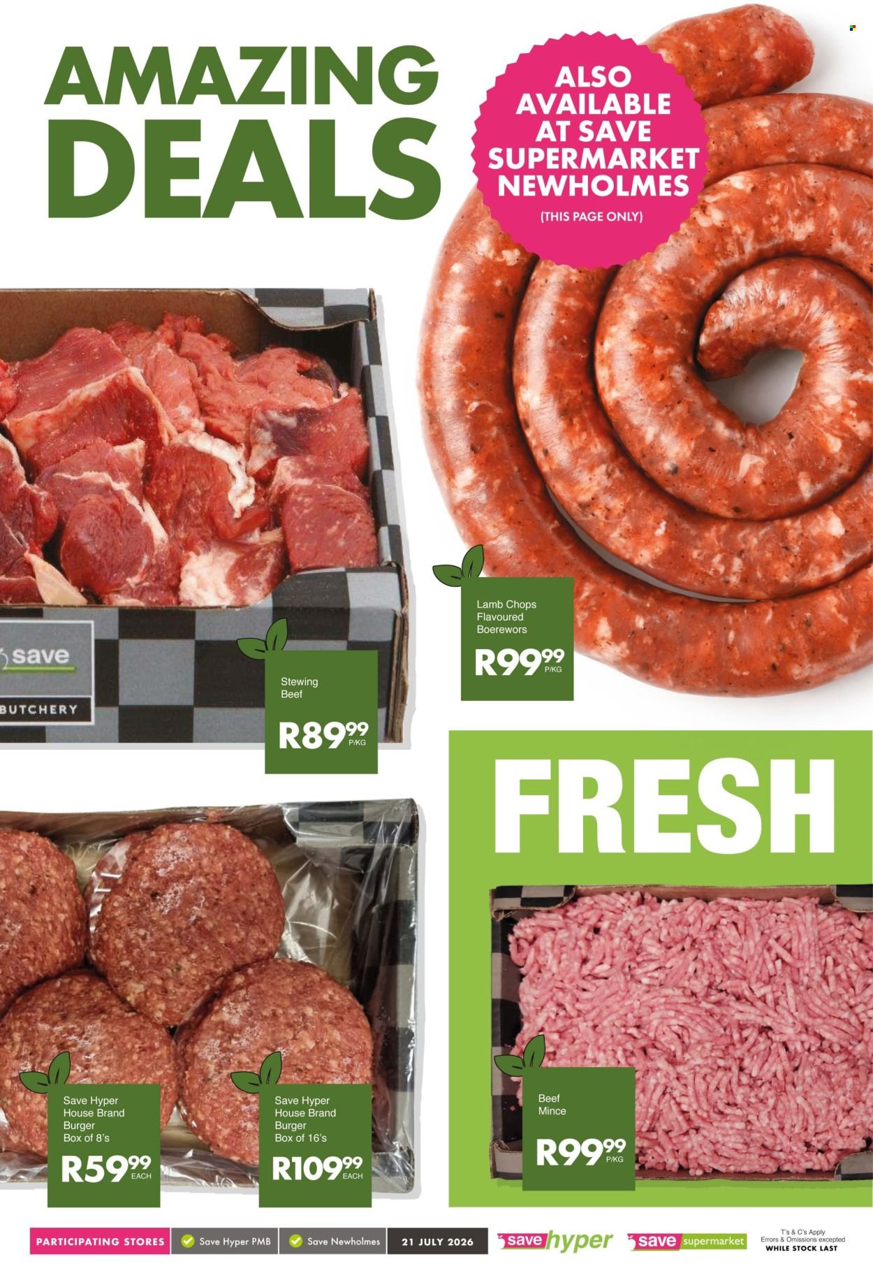 SAVE specials - From Tuesday 21 Jul 2026