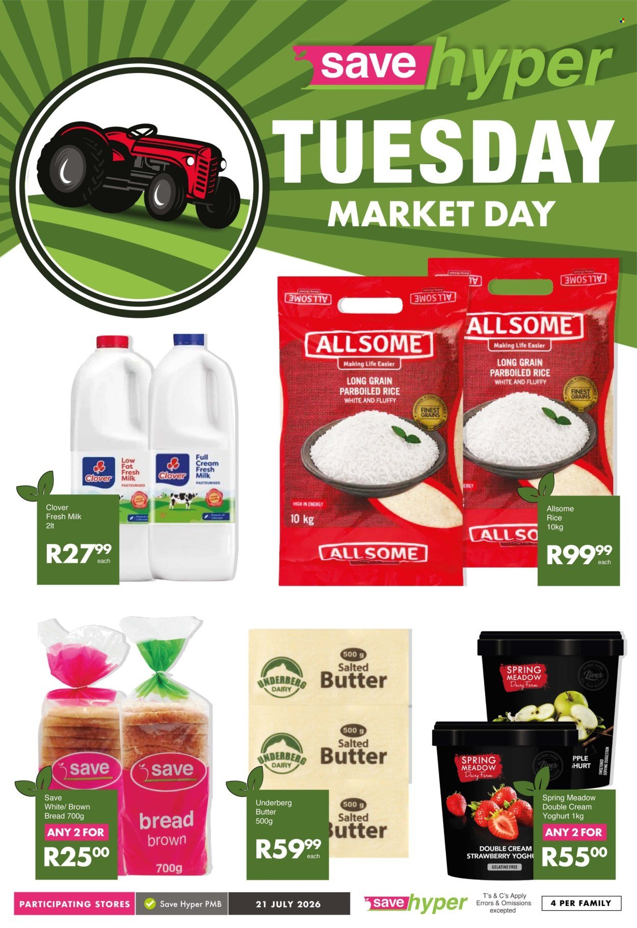 SAVE specials - From Tuesday 21 Jul 2026