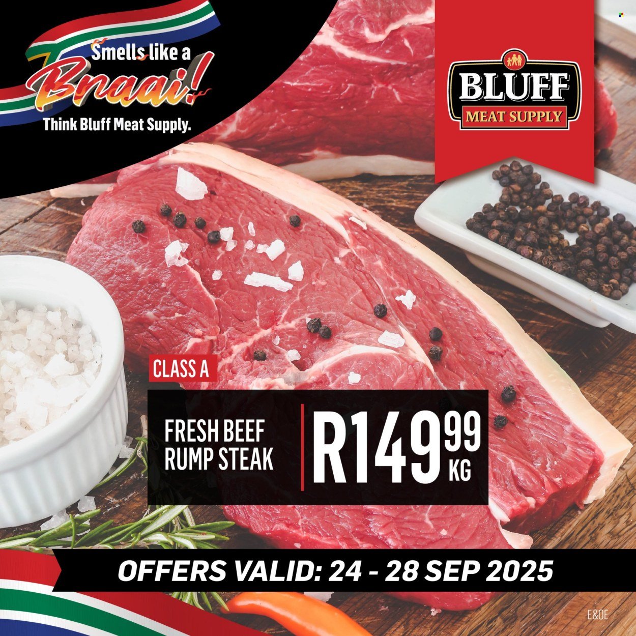 BLUFF MEAT SUPPLY specials - From Wednesday 24 Sept 2025 (2025-09-24 - 2025-09-28) | 2