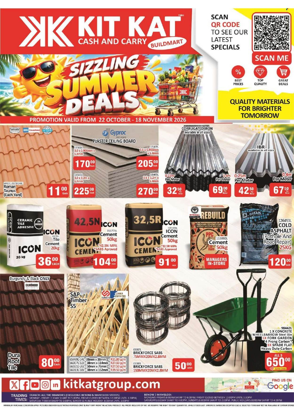 KIT KAT CASH & CARRY specials - Buildmart - Summer - Hardware Deals