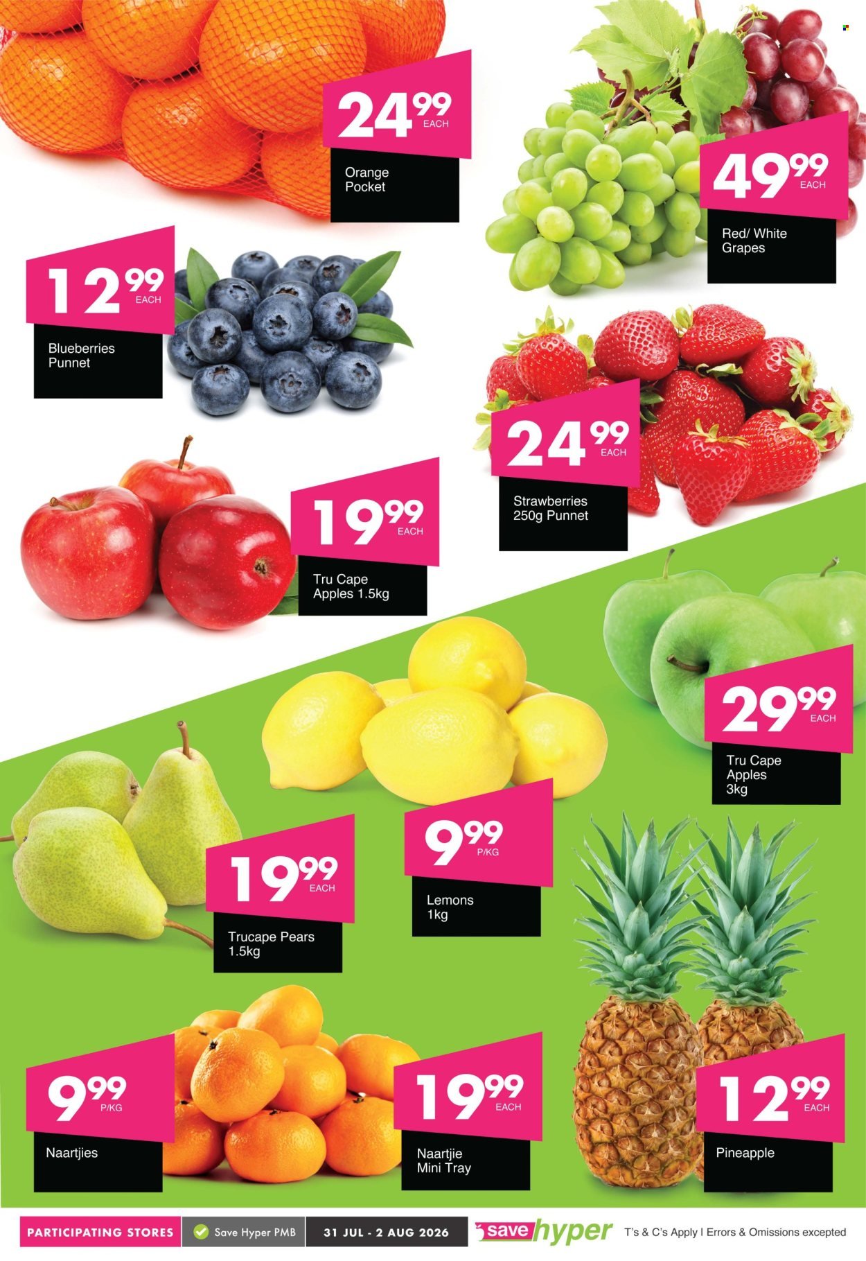 SAVE specials - From Friday 31 Jul 2026