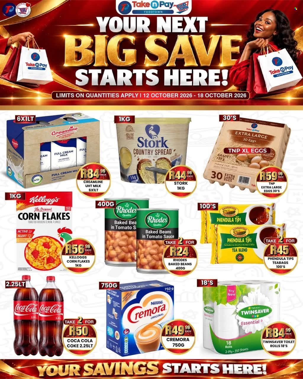 TAKE N PAY specials - From Monday 12 Oct 2026