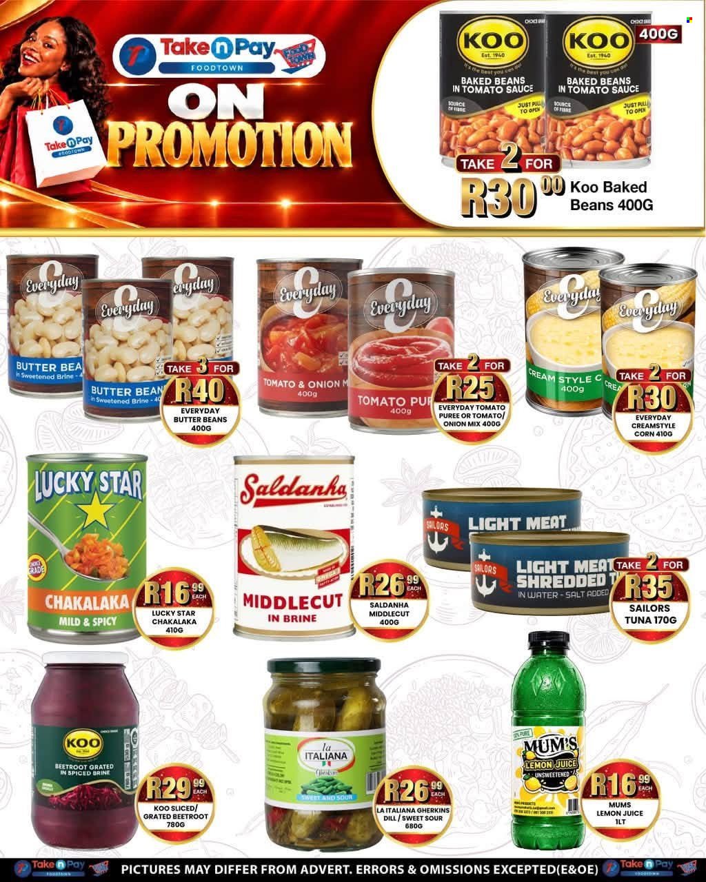 TAKE N PAY specials - From Monday 12 Oct 2026
