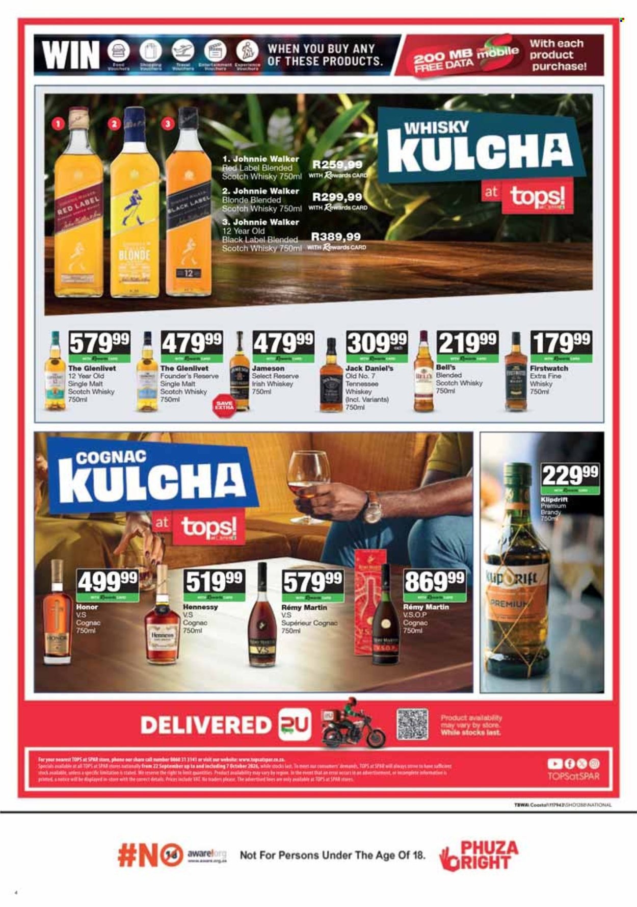 TOPS AT SPAR specials - From Tuesday 22 Sept 2026