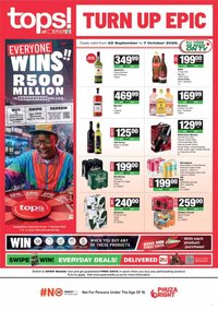 TOPS AT SPAR specials - From Tuesday 22 Sept 2026