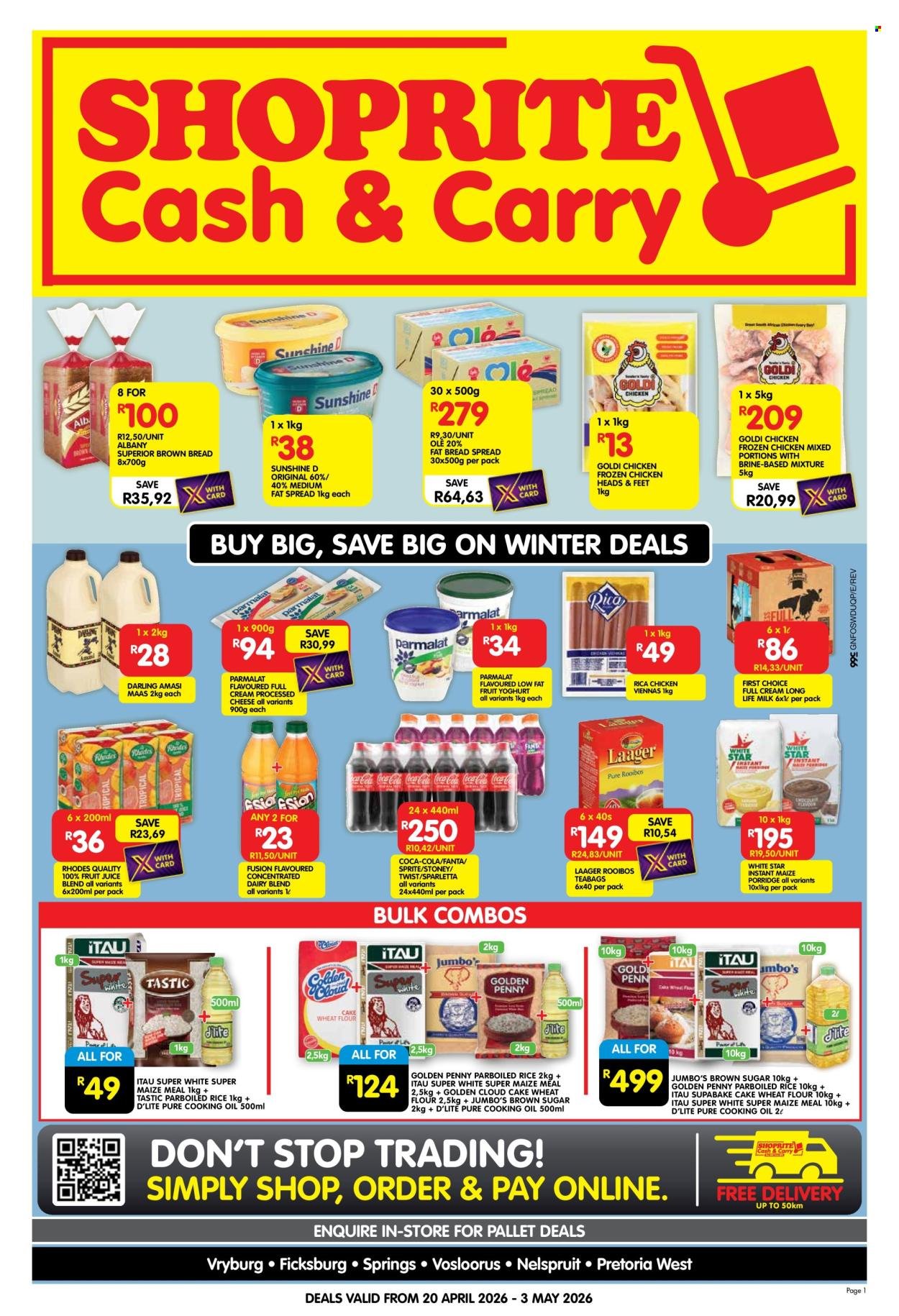 SHOPRITE specials - Cash & Carry Winter Deals Exclusive Gauteng (2026-04-20 - 2026-05-03) | 1