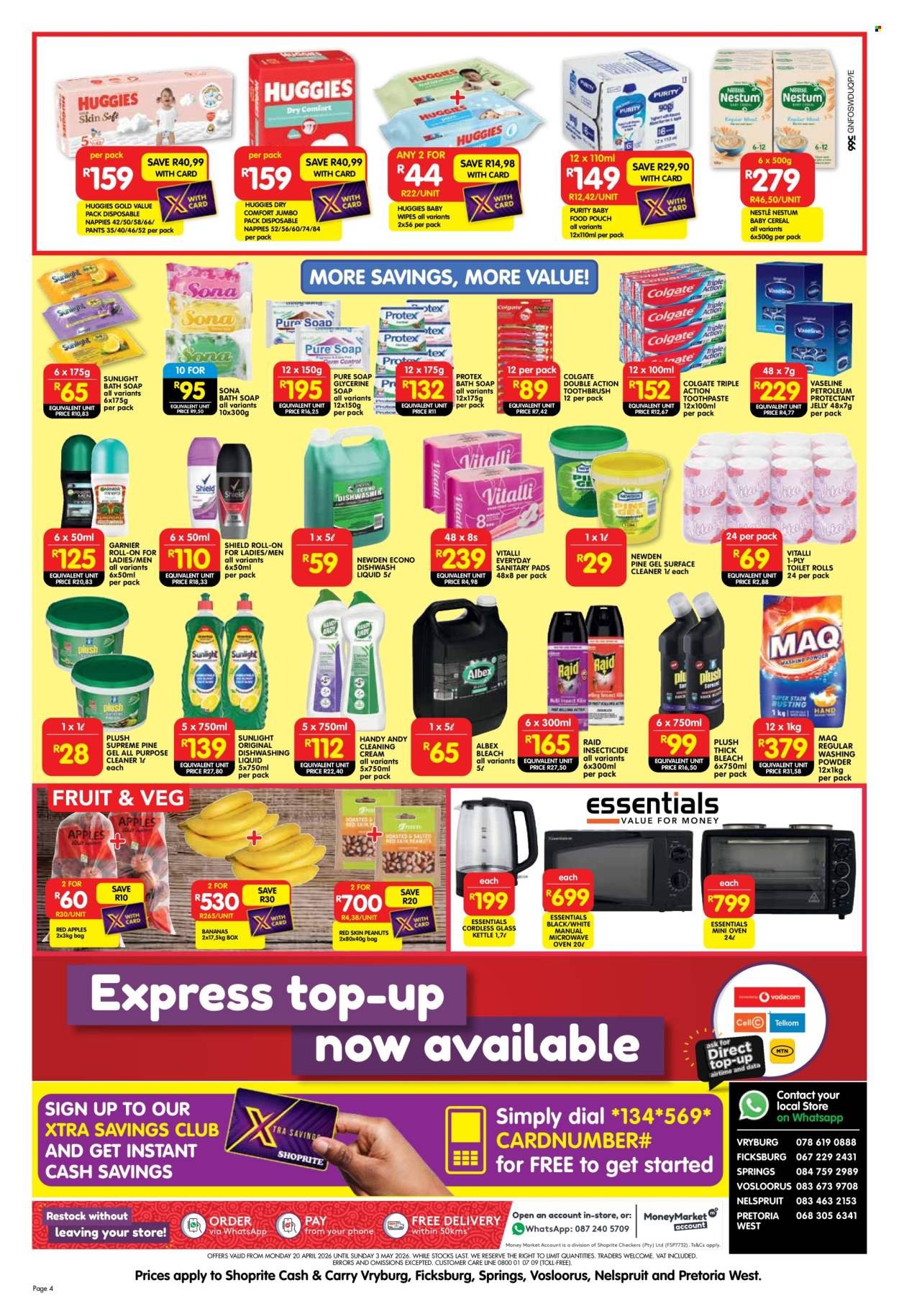 SHOPRITE specials - Cash & Carry Winter Deals Exclusive Gauteng (2026-04-20 - 2026-05-03) | 4