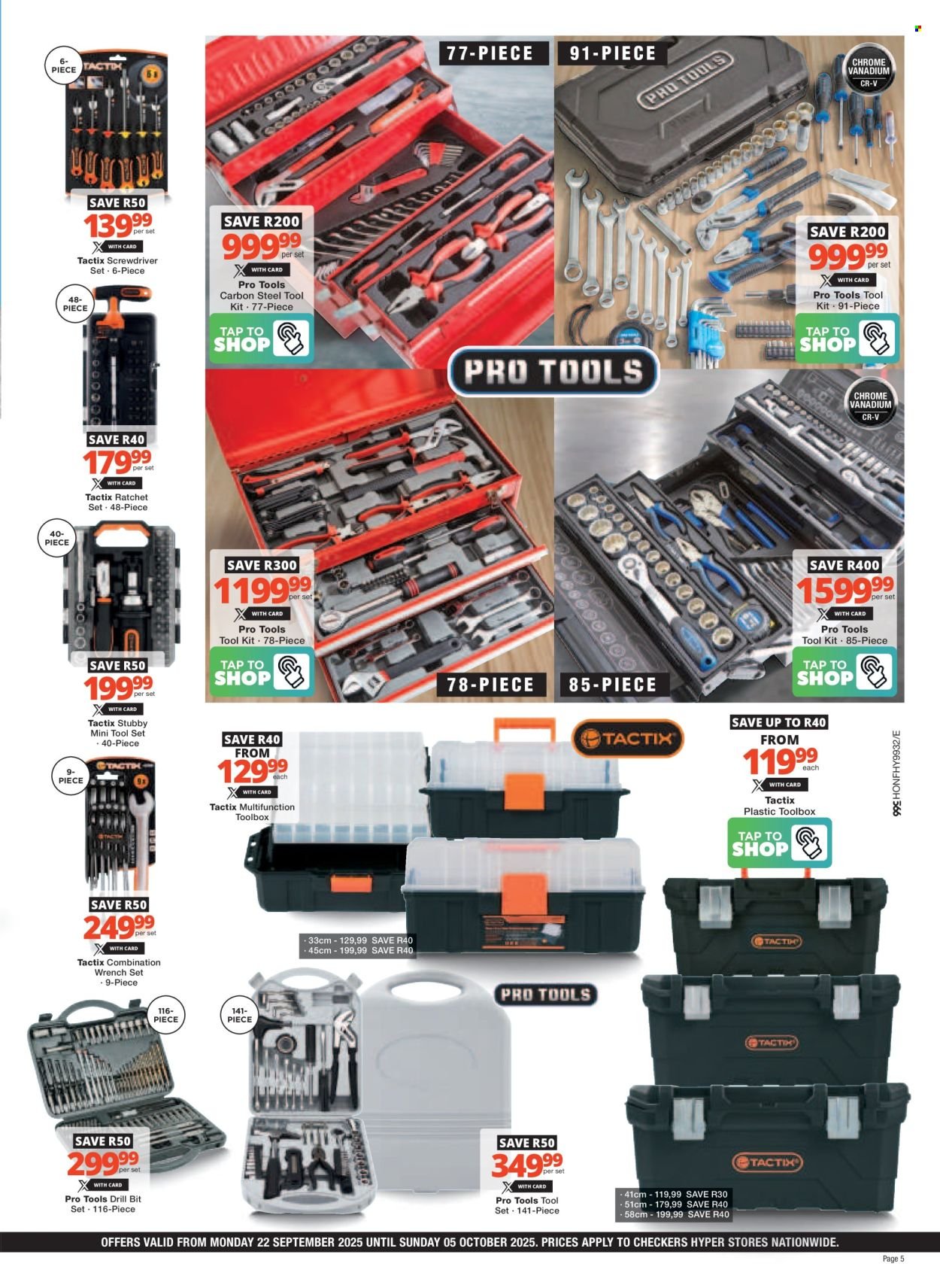 CHECKERS specials - Spring DIY Promotion (2025-09-22 - 2025-10-05) | 5