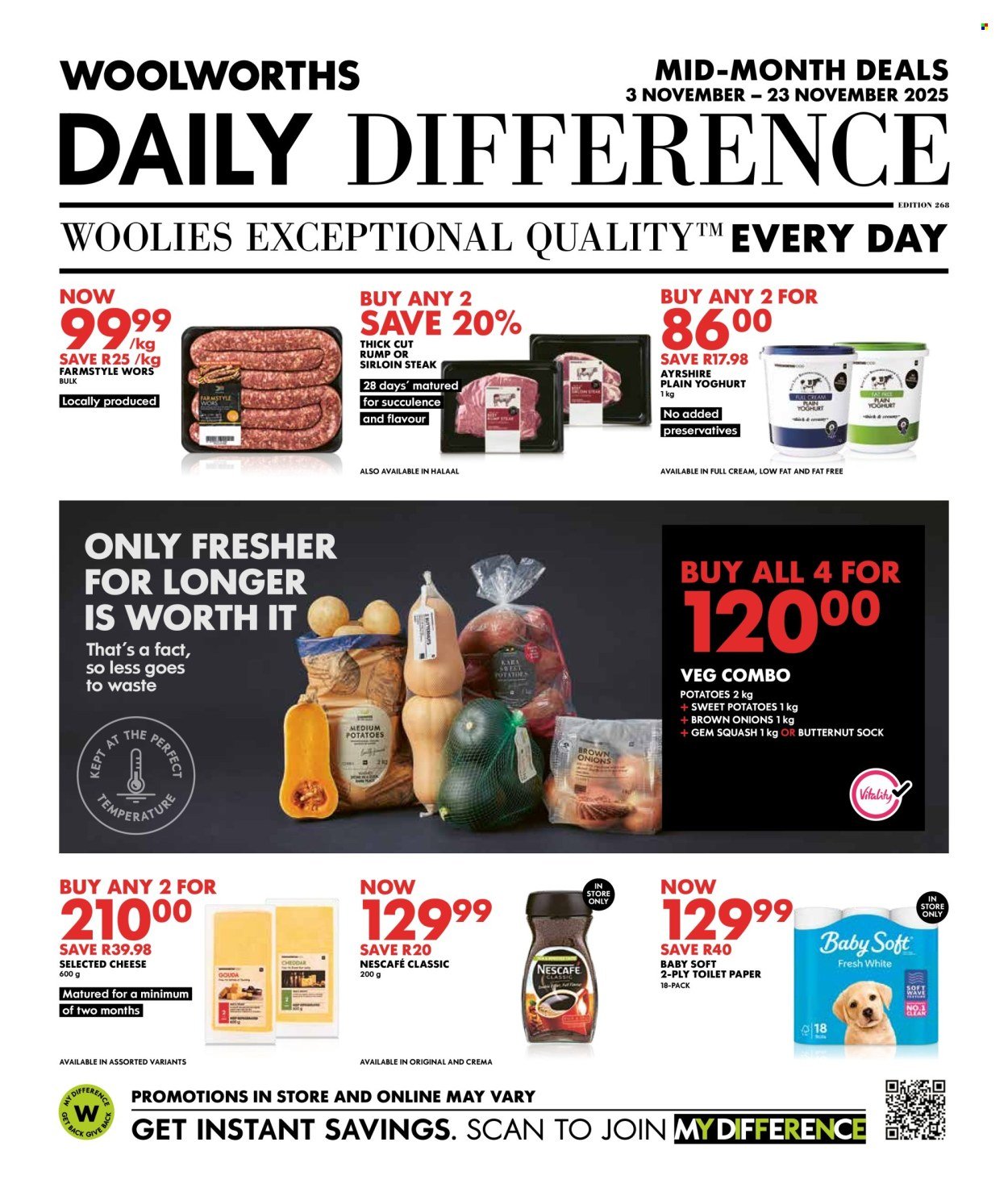 WOOLWORTHS specials - Daily Difference (2025-11-03 - 2025-11-23) | 1