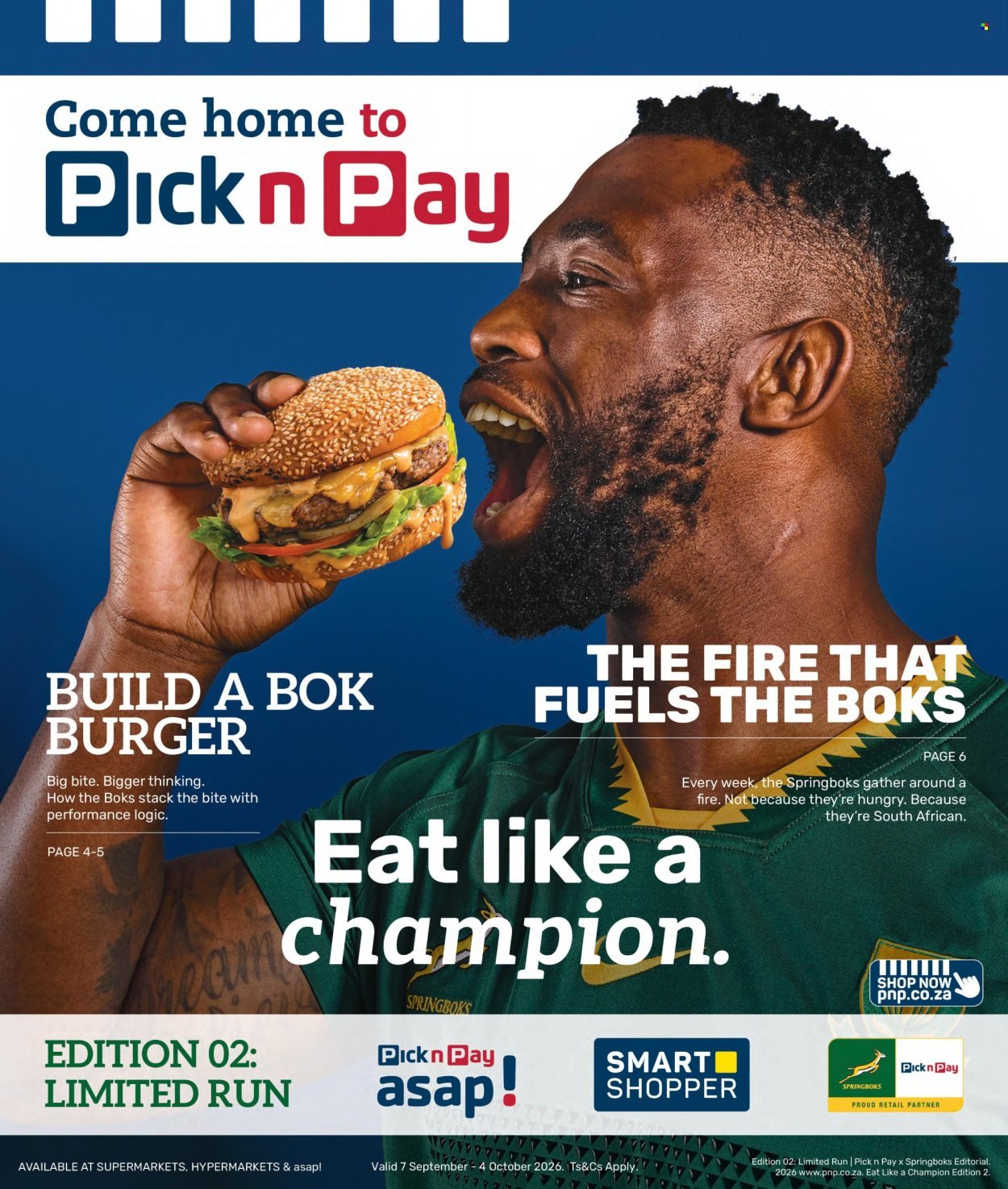 PICK N PAY specials - Eat Like A Champion Specials
