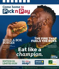 PICK N PAY specials - Eat Like A Champion Specials