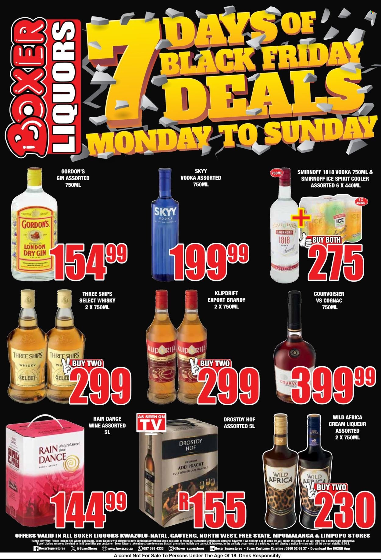 BOXER specials - KZN TVL Liquor Black week (2025-11-24 - 2025-11-30) | 2
