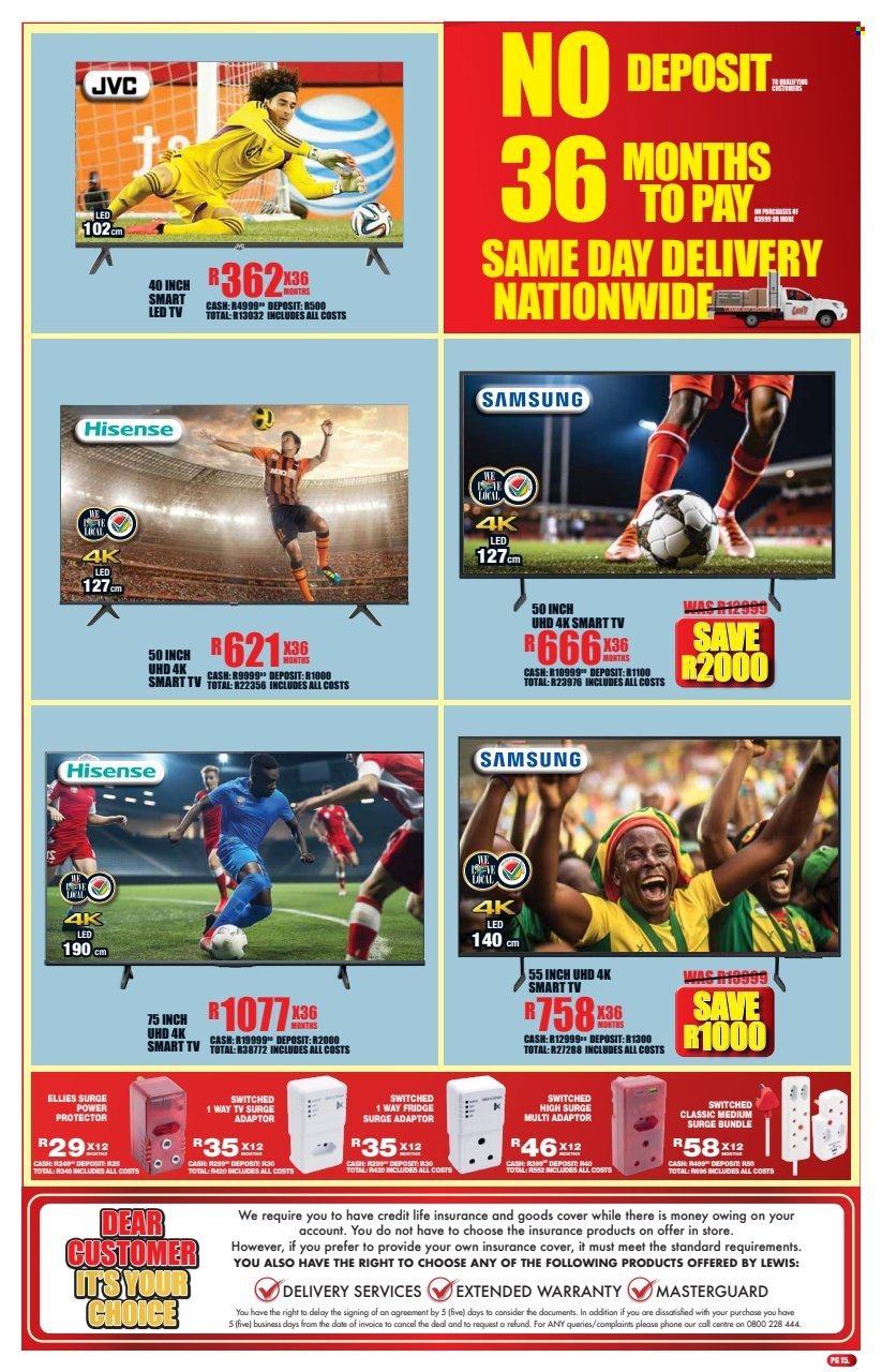 LEWIS specials - From Monday 6 Jul 2026