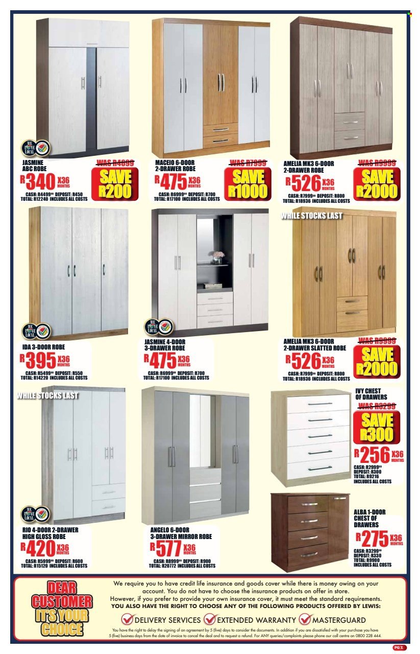 LEWIS specials - From Monday 6 Jul 2026