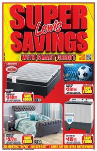 LEWIS specials - From Monday 6 Jul 2026