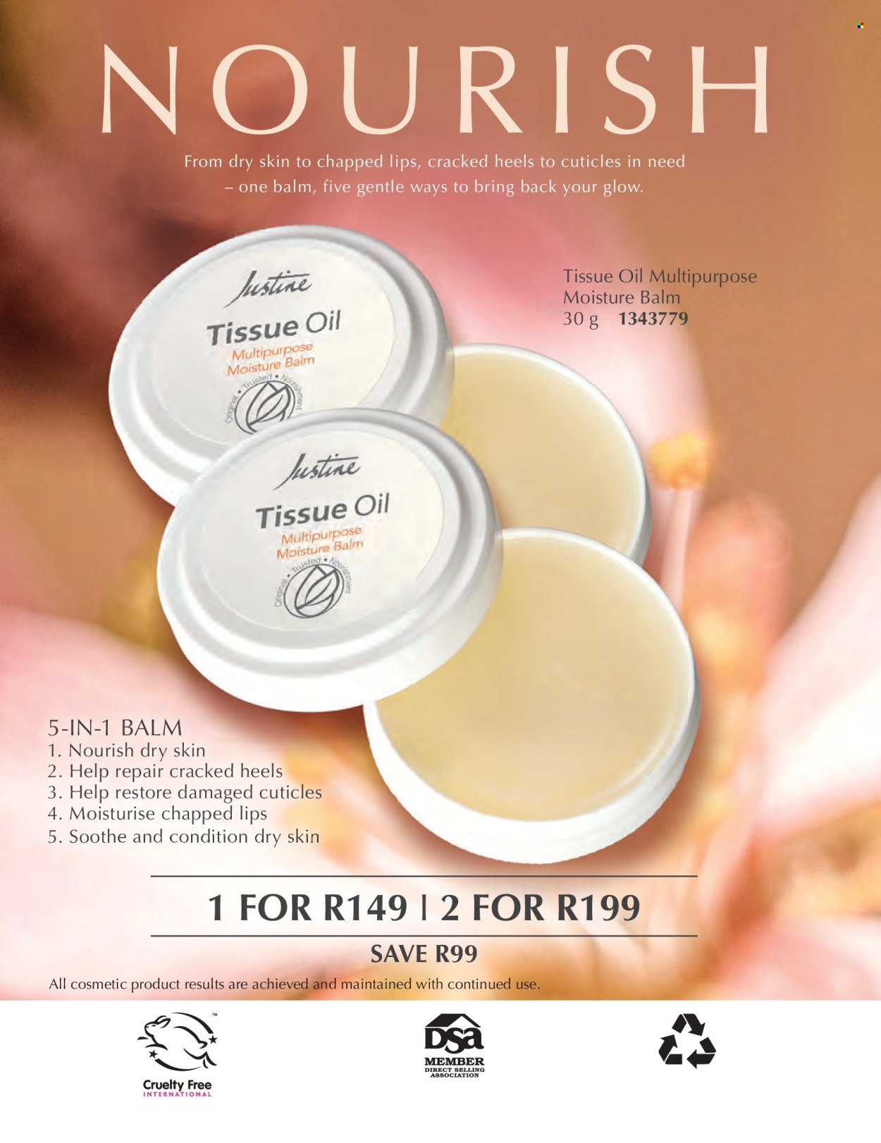 JUSTINE specials - APRIL (2026-04-01 - 2026-04-30) | 100