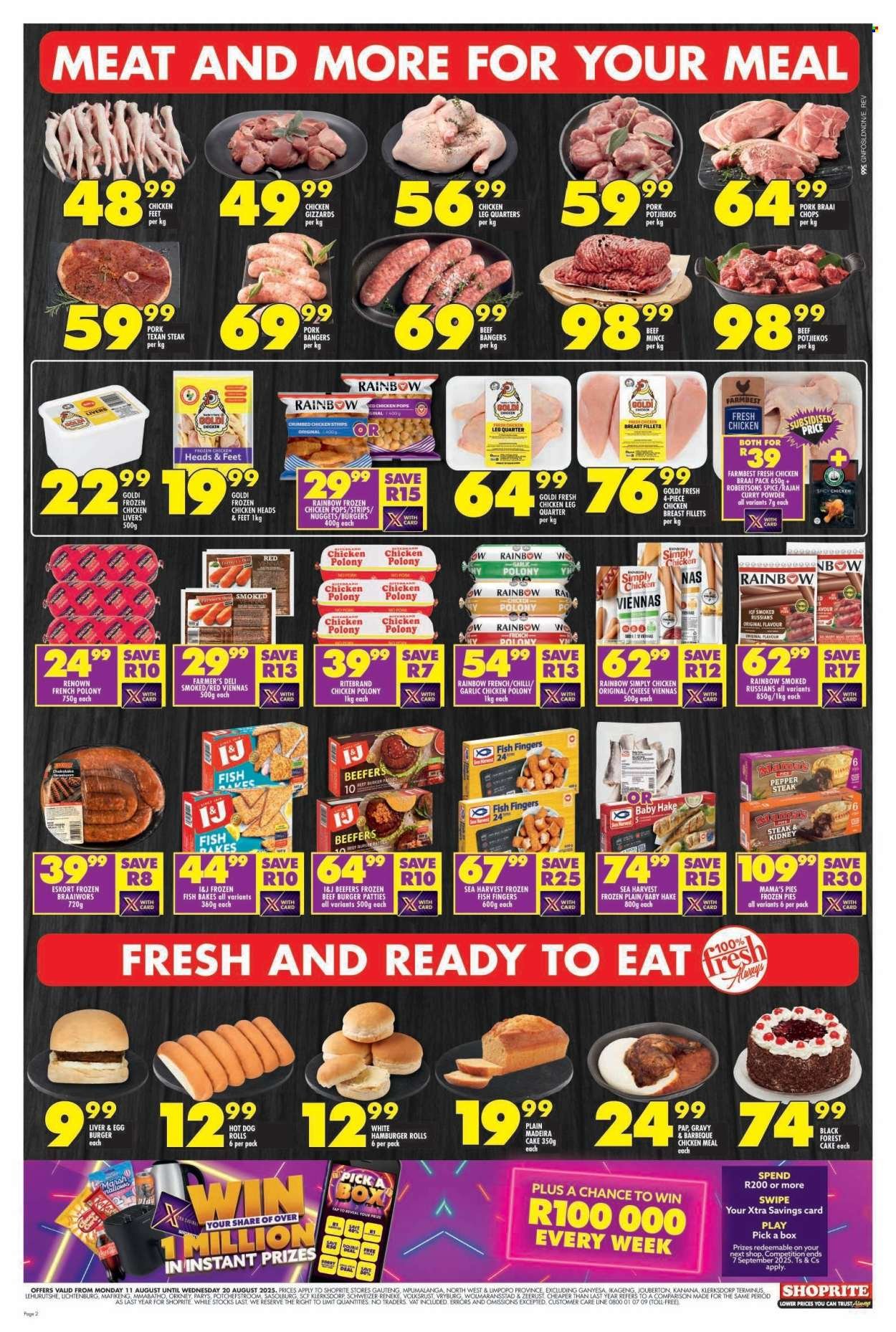 SHOPRITE specials - Major Deals Gauteng (2025-08-11 - 2025-08-20) | 2