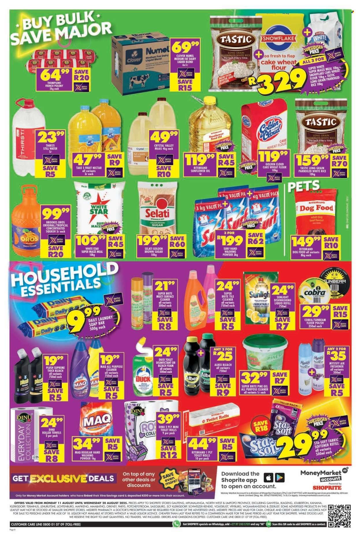 SHOPRITE specials - Major Deals Gauteng (2025-08-11 - 2025-08-20) | 8