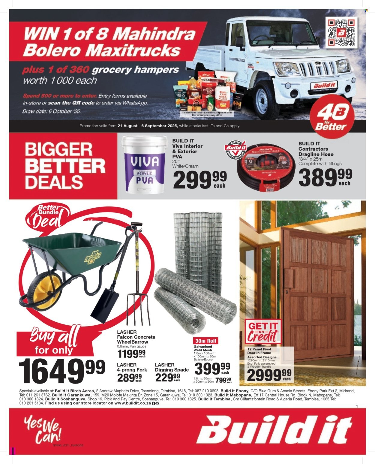 BUILD IT specials - From Thursday 21 Aug 2025 (2025-08-21 - 2025-09-06) | 1