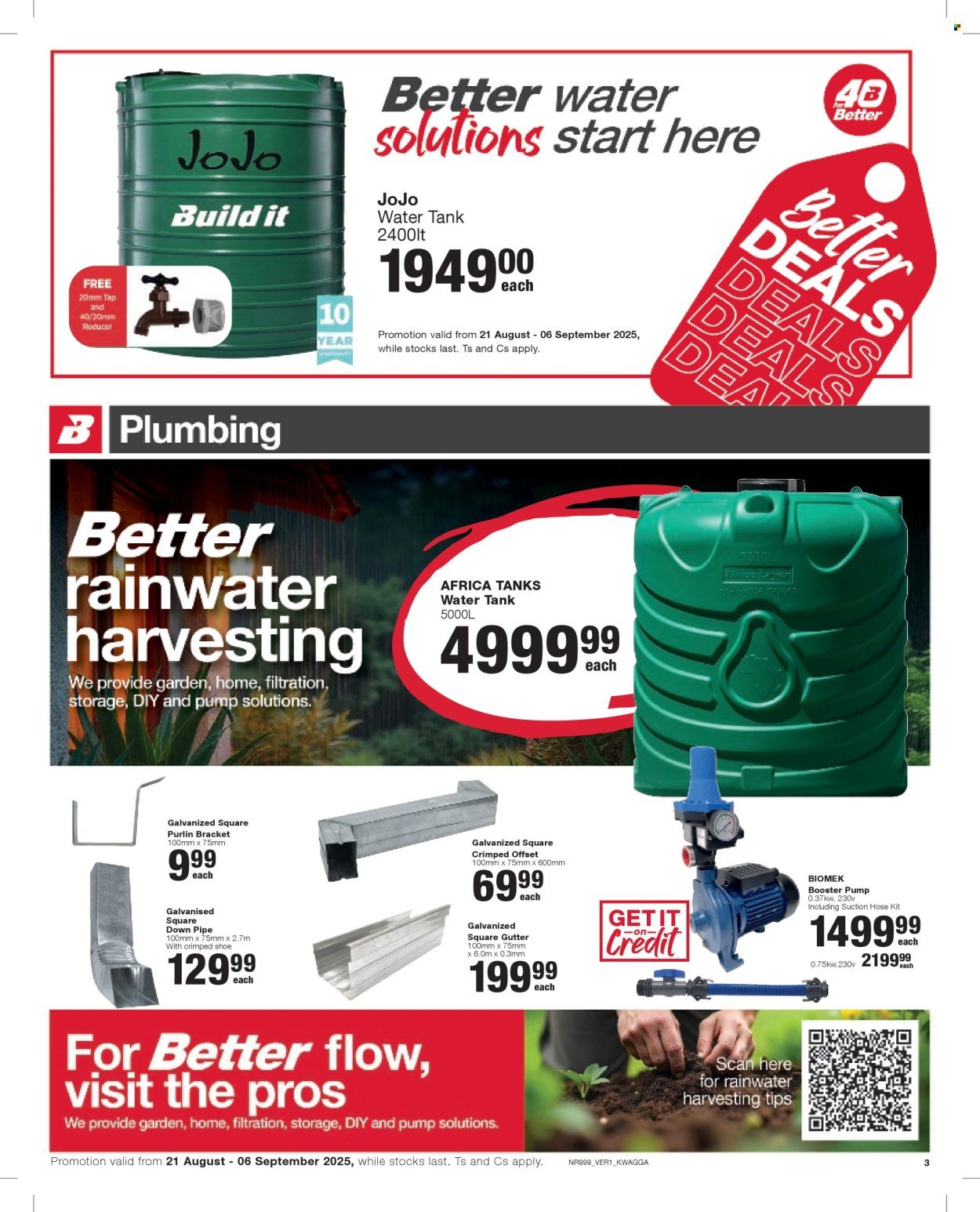 BUILD IT specials - From Thursday 21 Aug 2025 (2025-08-21 - 2025-09-06) | 3