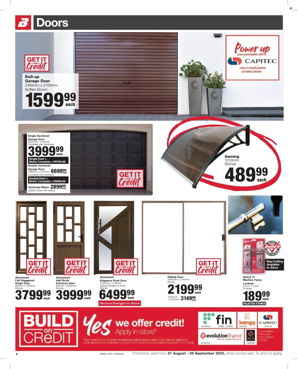 BUILD IT specials - From Thursday 21 Aug 2025 (2025-08-21 - 2025-09-06) | 6