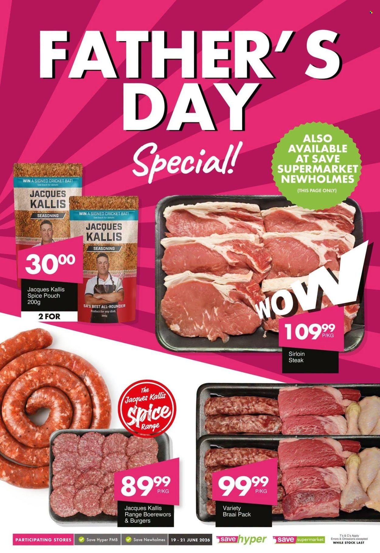 SAVE specials - From Friday 19 Jun 2026