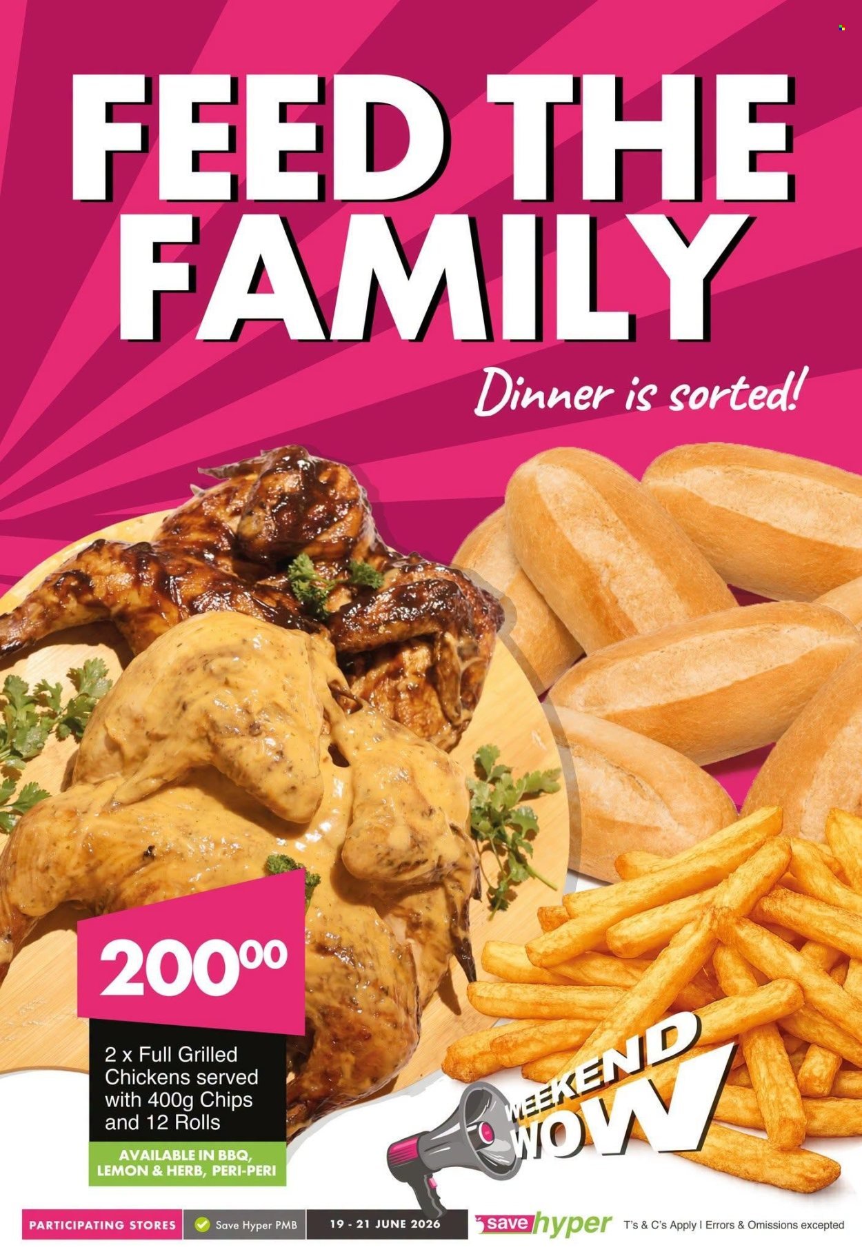 SAVE specials - From Friday 19 Jun 2026