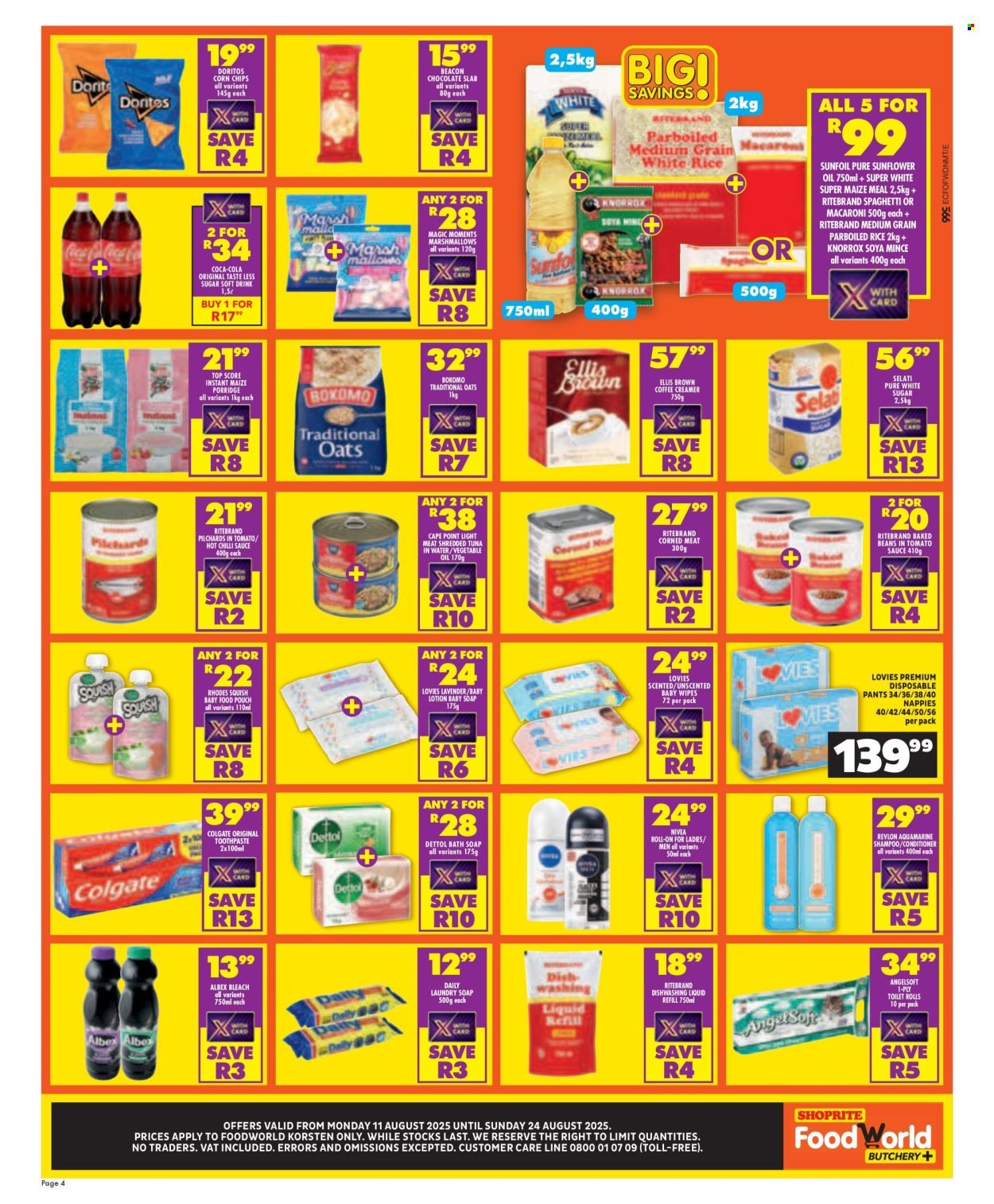 SHOPRITE specials - FoodWorld Mid Month Leaflet Korsten (2025-08-11 - 2025-08-24) | 4