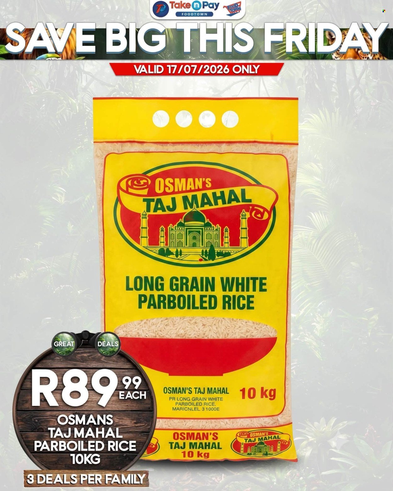 TAKE N PAY specials - From Friday 17 Jul 2026