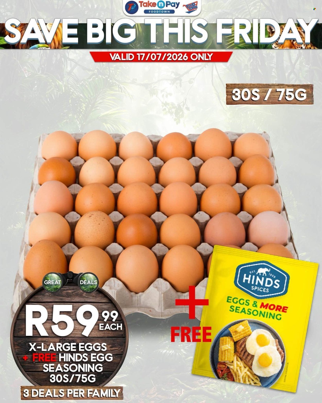 TAKE N PAY specials - From Friday 17 Jul 2026