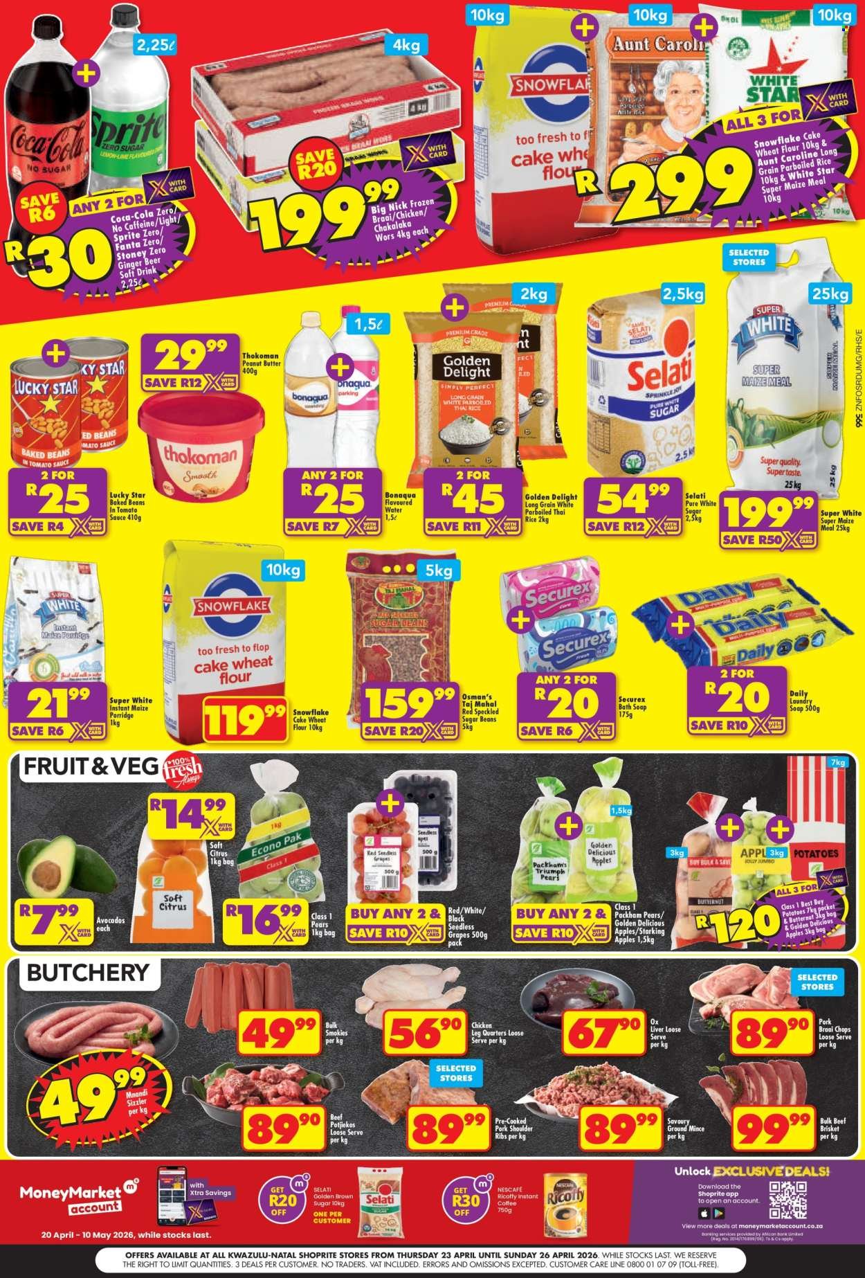 SHOPRITE specials - Low Price Bonanza KwaZulu Natal (2026-04-23 - 2026-04-26) | 2