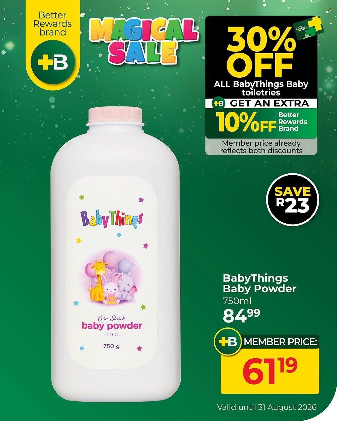 BABY CITY specials - From Thursday 27 Aug 2026