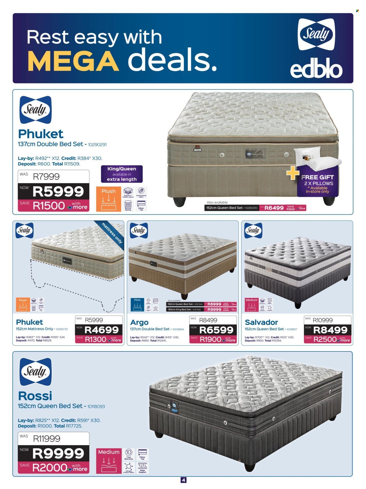 SLEEPMASTERS specials - From Thursday 16 Jul 2026