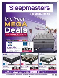 SLEEPMASTERS specials - From Thursday 16 Jul 2026