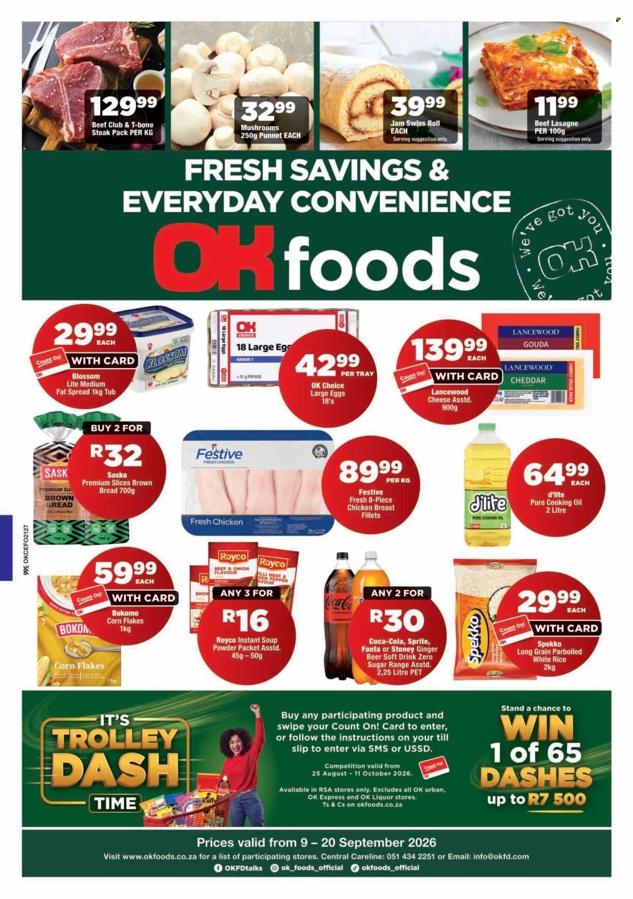 OK FOODS specials - From Wednesday 9 Sept 2026