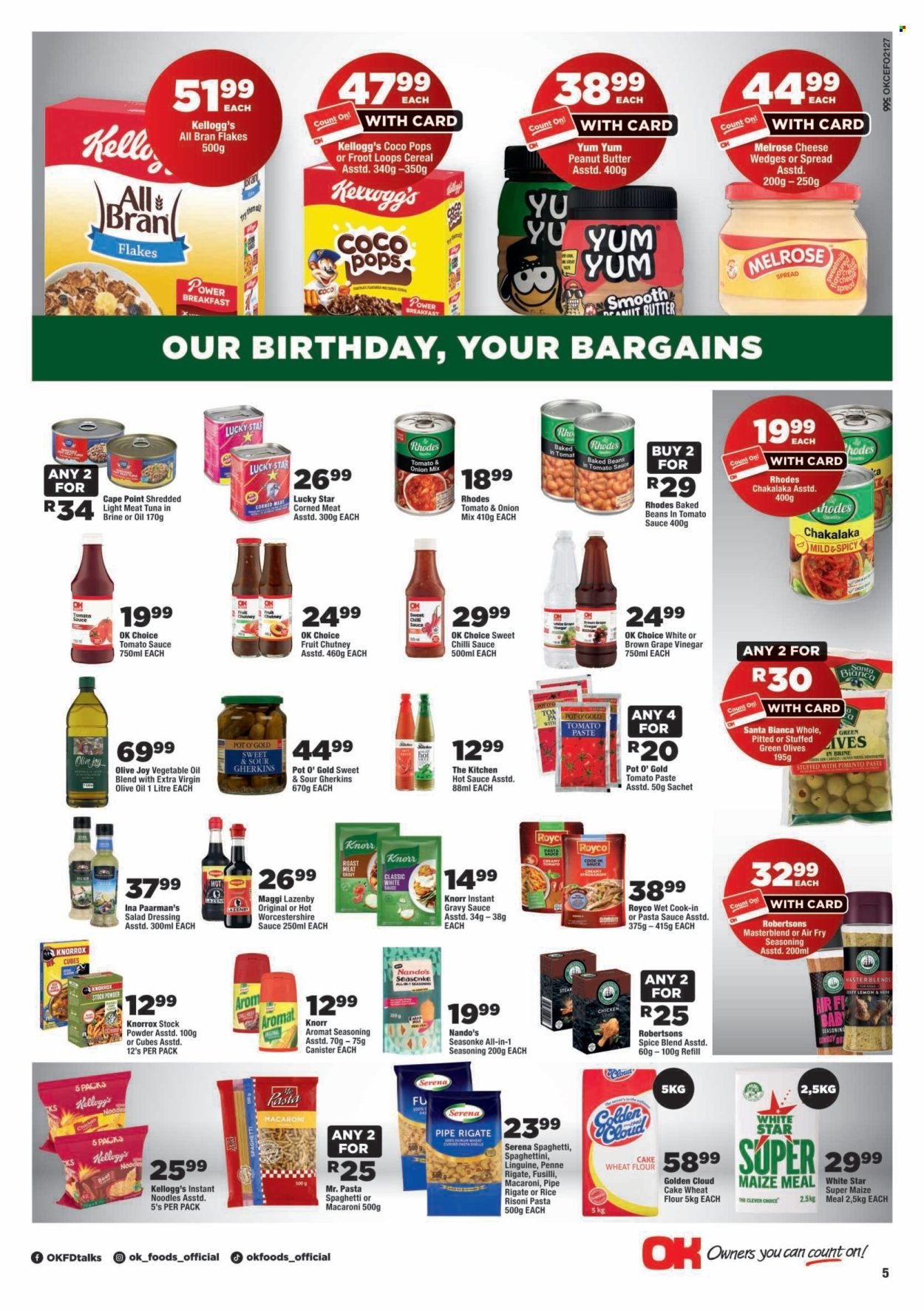 OK FOODS specials - From Wednesday 9 Sept 2026