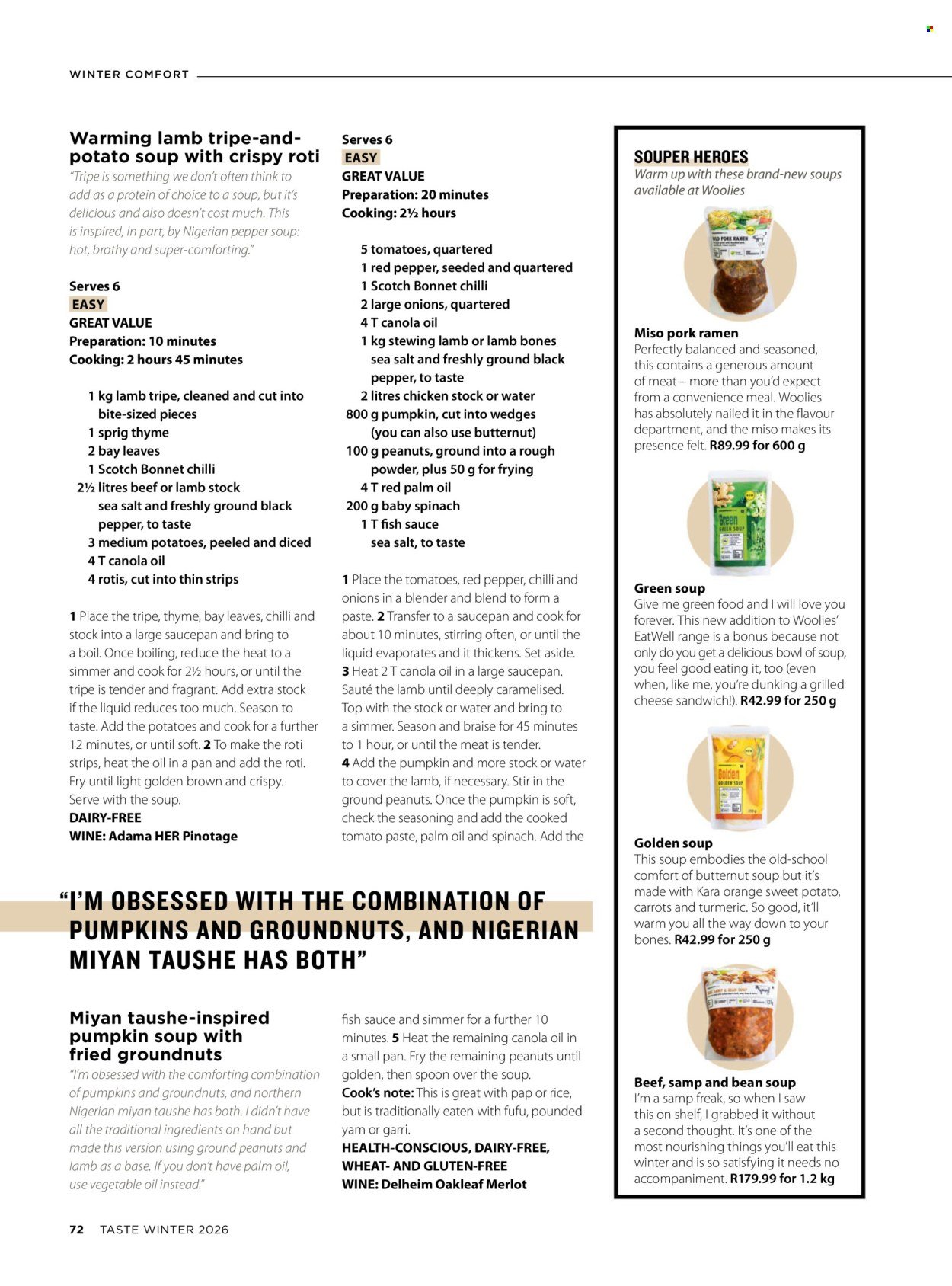 WOOLWORTHS specials - Taste