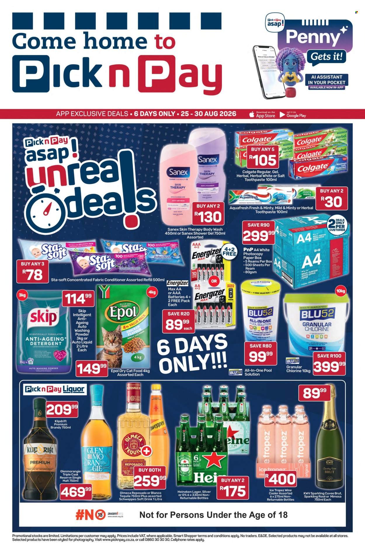 PICK N PAY specials - asap Unreal Specials
