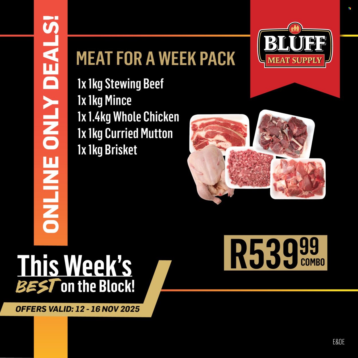 BLUFF MEAT SUPPLY specials - From Wednesday 12 Nov 2025 (2025-11-12 - 2025-11-16) | 13